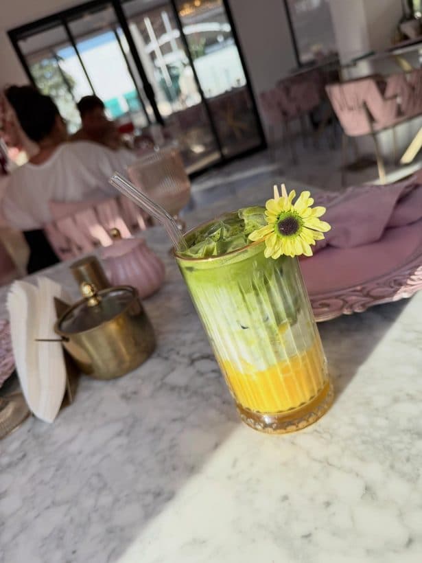 Matcha caliente